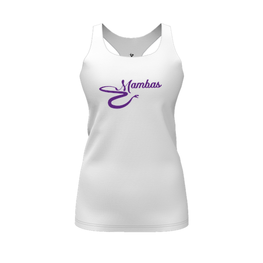 [FT0TRBWH-FYS-LOGO1] Decker Racerback Tank Top (Female Youth S, White, Logo 1)