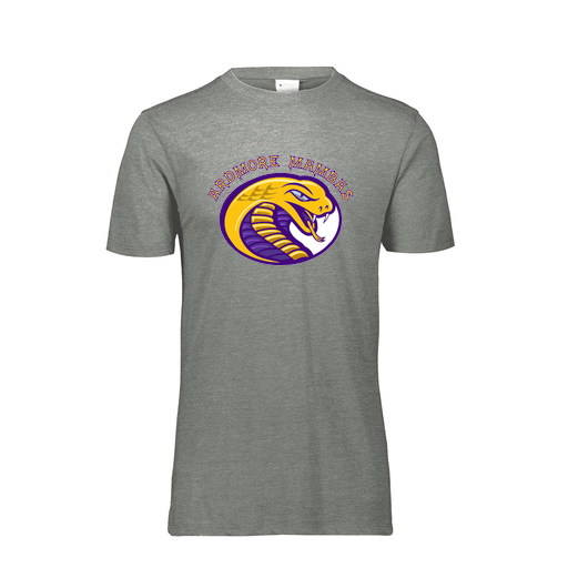 [FTSCUBGY-AS-LOGO2] Decker Men's Tri-Blend T-Shirt - Short Sleeve (Adult S, Gray, Logo 2)