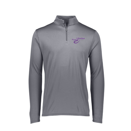 [FTLQFLGY-FAXS-LOGO1] Decker Women's Flex-Lite 1/4 Zip Shirt (Female Adult XS, Gray, Logo 1)
