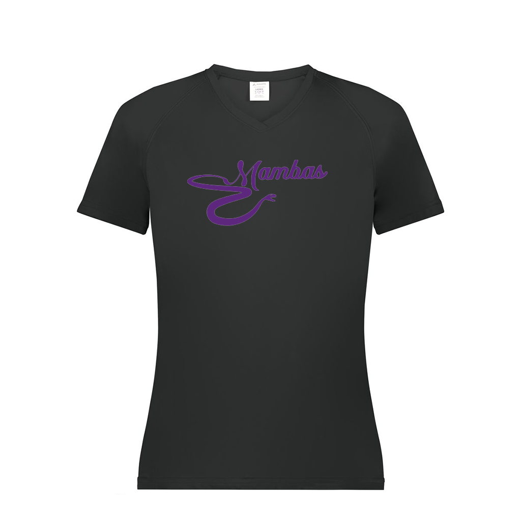 Ladies Smooth Sport V-Neck T-Shirt