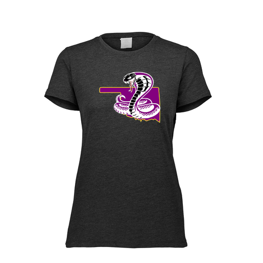 [FTSCUBBK-FAXS-LOGO3] Decker Women's Tri-Blend T-Shirt - Short Sleeve (Female Adult XS, Black, Logo 3)