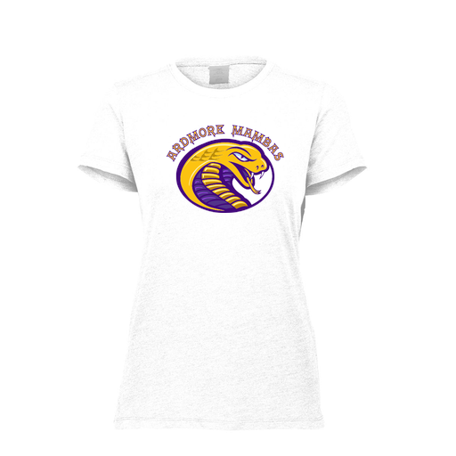 [FTSCUBWH-FAXS-LOGO2] Decker Women's Tri-Blend T-Shirt - Short Sleeve (Female Adult XS, White, Logo 2)