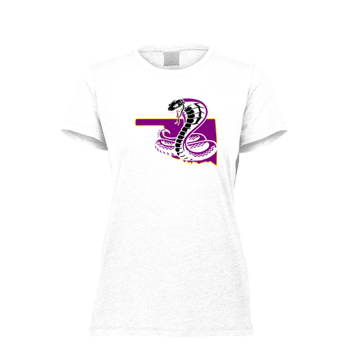 [FTSCUBWH-FAXS-LOGO3] Decker Women's Tri-Blend T-Shirt - Short Sleeve (Female Adult XS, White, Logo 3)