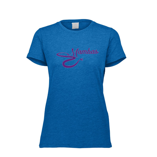 [FTSCUBRY-FAXS-LOGO1] Decker Women's Tri-Blend T-Shirt - Short Sleeve (Female Adult XS, Royal, Logo 1)