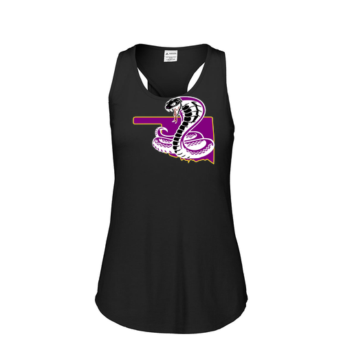 [3078.K94.S-LOGO3] Ladies Tri Blend Tank Top (Female Adult S, Black, Logo 3)