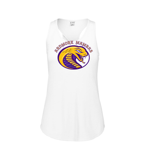 [3078.005.S-LOGO2] Ladies Tri Blend Tank Top (Female Adult S, White, Logo 2)