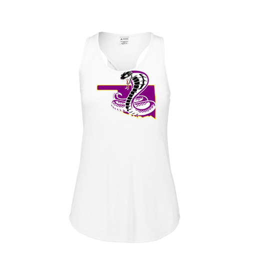 [3078.005.S-LOGO3] Ladies Tri Blend Tank Top (Female Adult S, White, Logo 3)