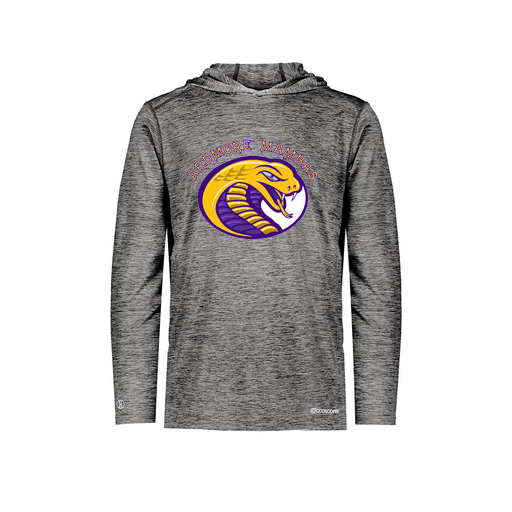 [FOLHCGBK-AS-LOGO2] Decker Men's Charge Hoodie (Adult S, Black, Logo 2)