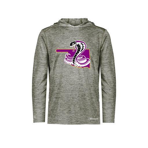 [FOLHCGGY-AS-LOGO3] Decker Men's Charge Hoodie (Adult S, Gray, Logo 3)