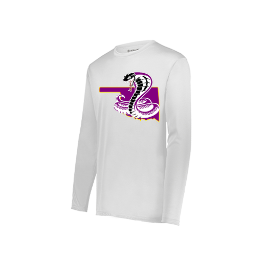 [222822.005.XS-LOGO3] Men's LS Smooth Sport Shirt (Adult XS, White, Logo 3)