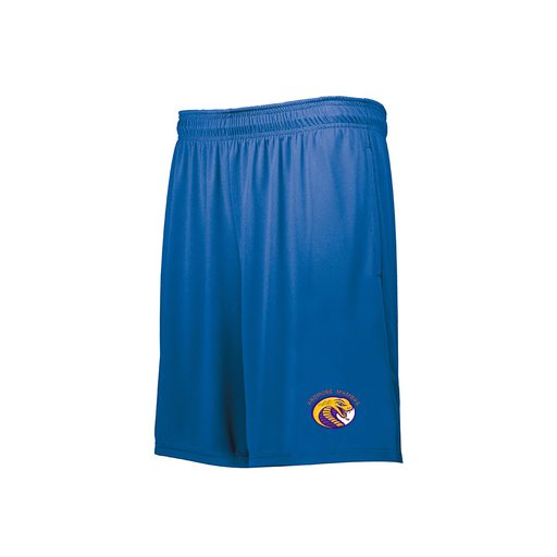 [229511.060.XS-LOGO2] Decker Men's Swift Short (Adult XS, Royal, Logo 2)