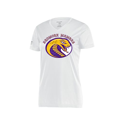 [222820.005.S-LOGO2] Ladies Movement Dri Fit Shirt (Female Adult S, White, Logo 2)