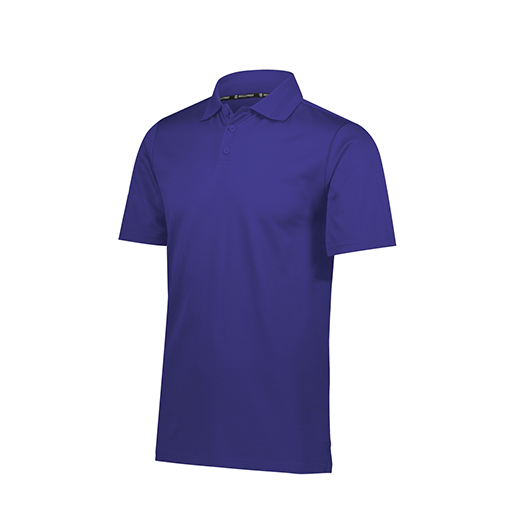 Men's Prism Polo (Adult S, Purple, Logo 5)